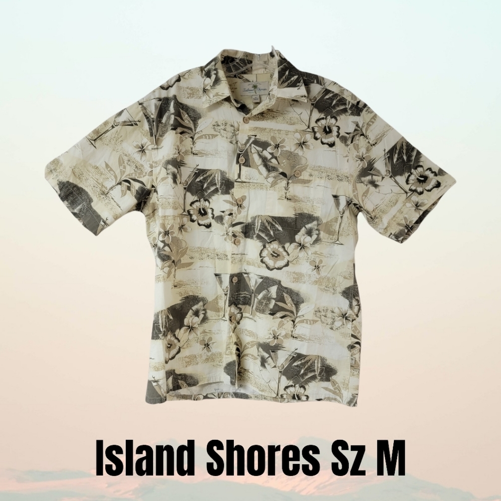 Island Shores Shirt Sz M